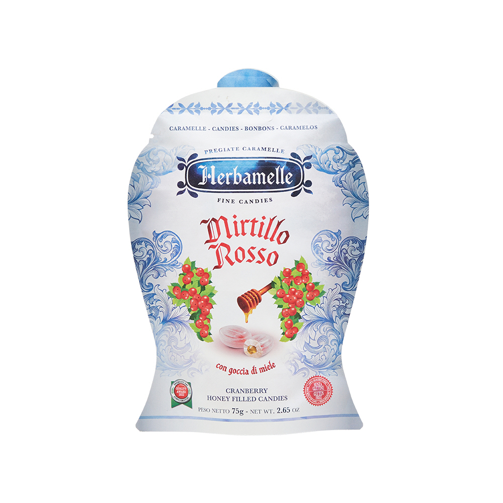 Herbamelle Honey Drop Cranberry Candy 75g
