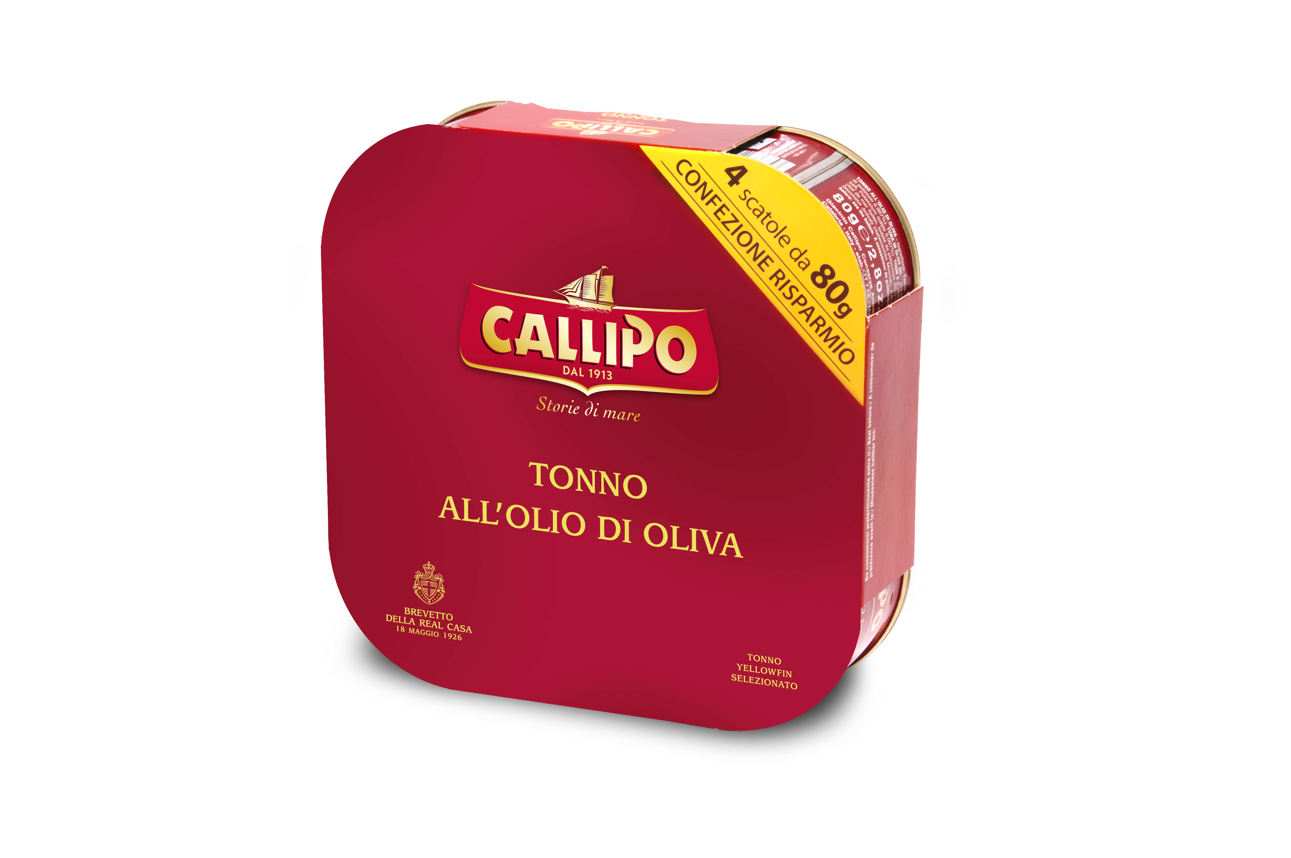 Calipo Olive Oil Tuna 80g x 4 packs