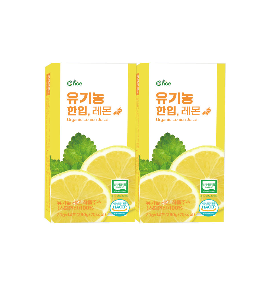 Organic One Bite, Lemon 28 Packs